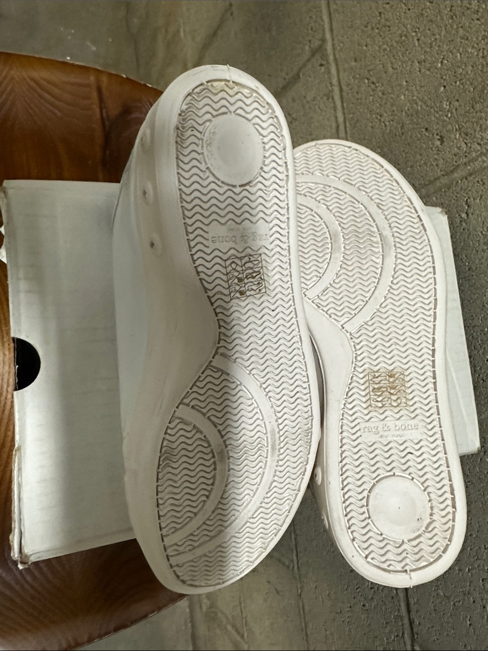 Rag & Bone Standard Issue Lace Up White Leather - Picture 13 of 13